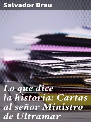 cover image of Lo que dice la historia